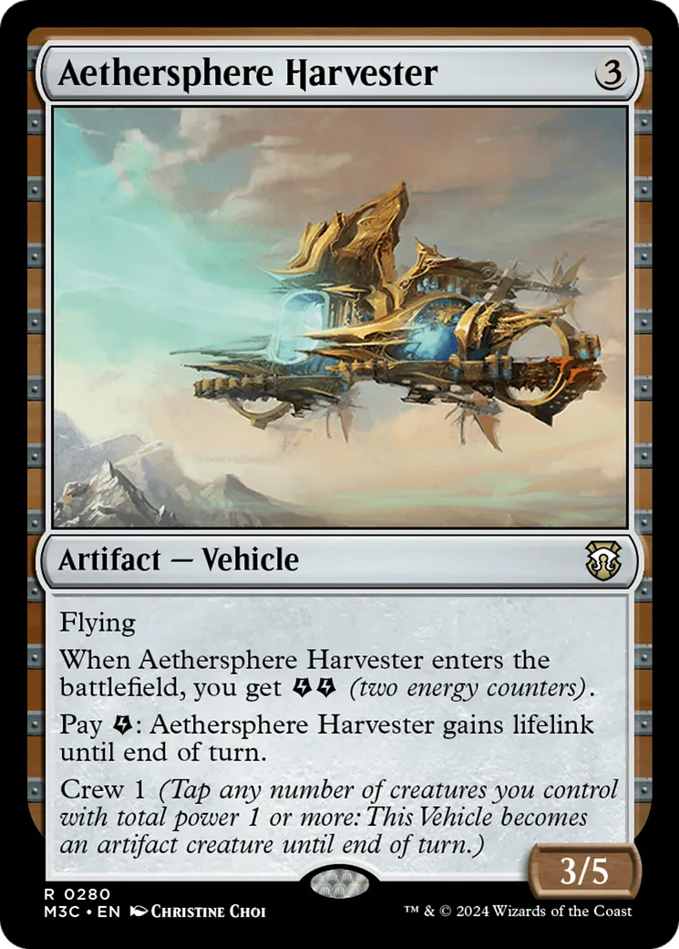 Aethersphere Harvester — Modern Horizons 3 Commander — Magic: The Gathering