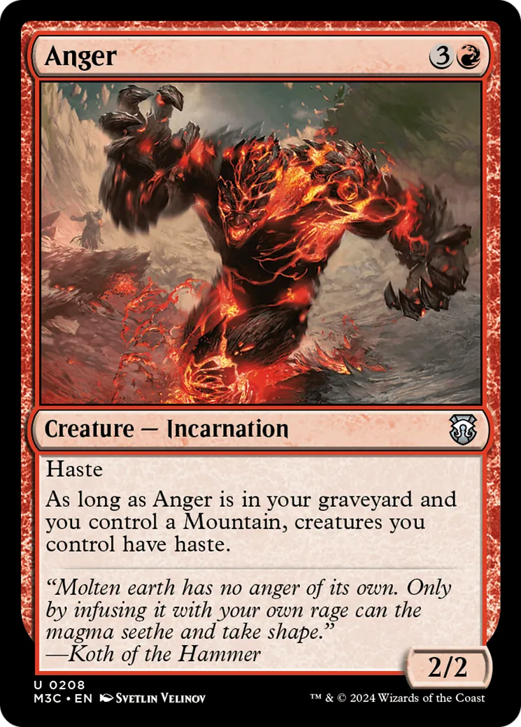 La Colère — Modern Horizons 3 Commander — Magic: The Gathering