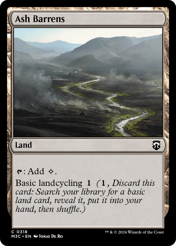 Landes cendreuses — Modern Horizons 3 Commander — Magic: The Gathering