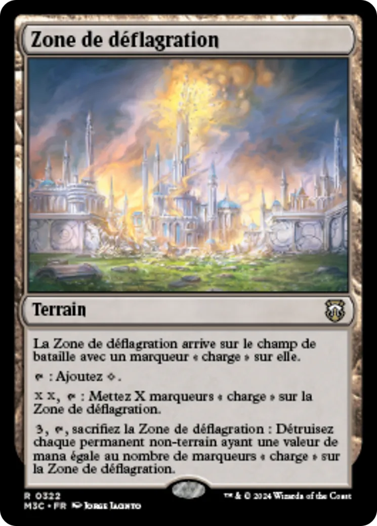 Zone de déflagration from Modern Horizons 3 Commander - Magic: The Gathering