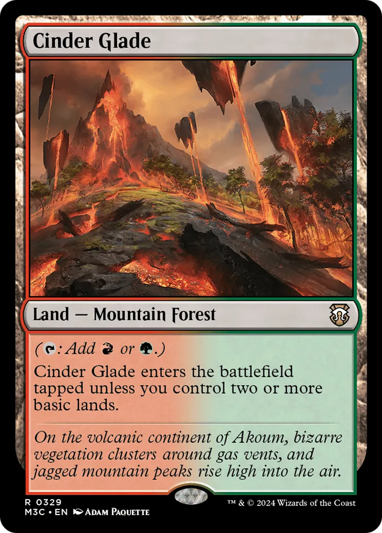Cinder Glade — Modern Horizons 3 Commander — Magic: The Gathering