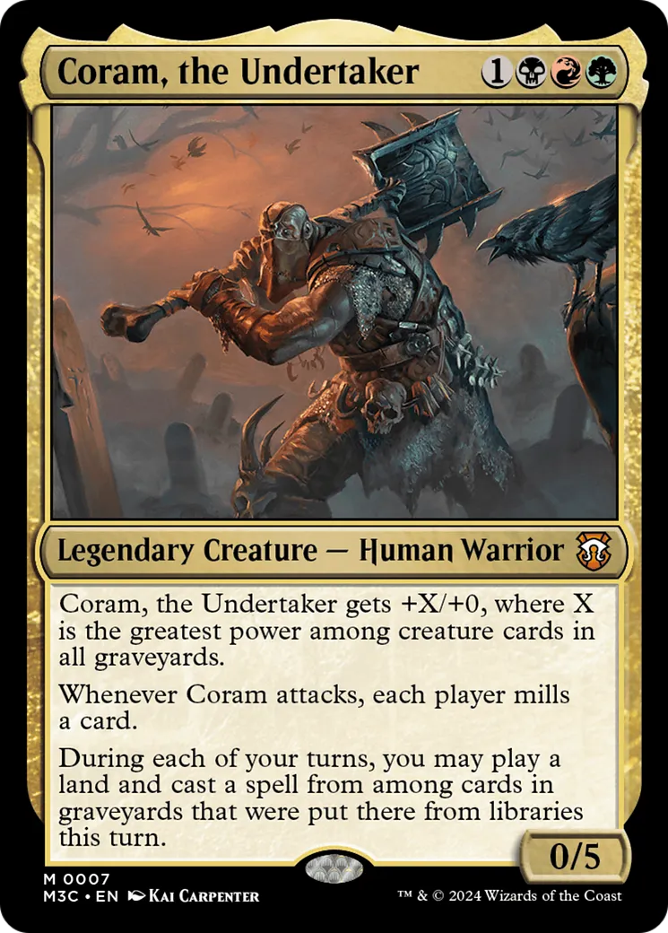 Coram, the Undertaker — Modern Horizons 3 Commander — Magic: The Gathering