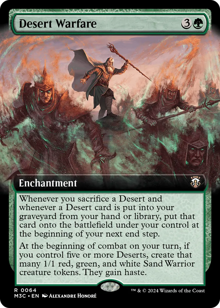 Desert Warfare from Modern Horizons 3 Commander - Magic: The Gathering