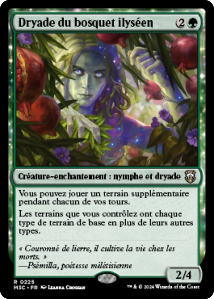 Dryade du bosquet ilyséen — Modern Horizons 3 Commander — Magic: The Gathering