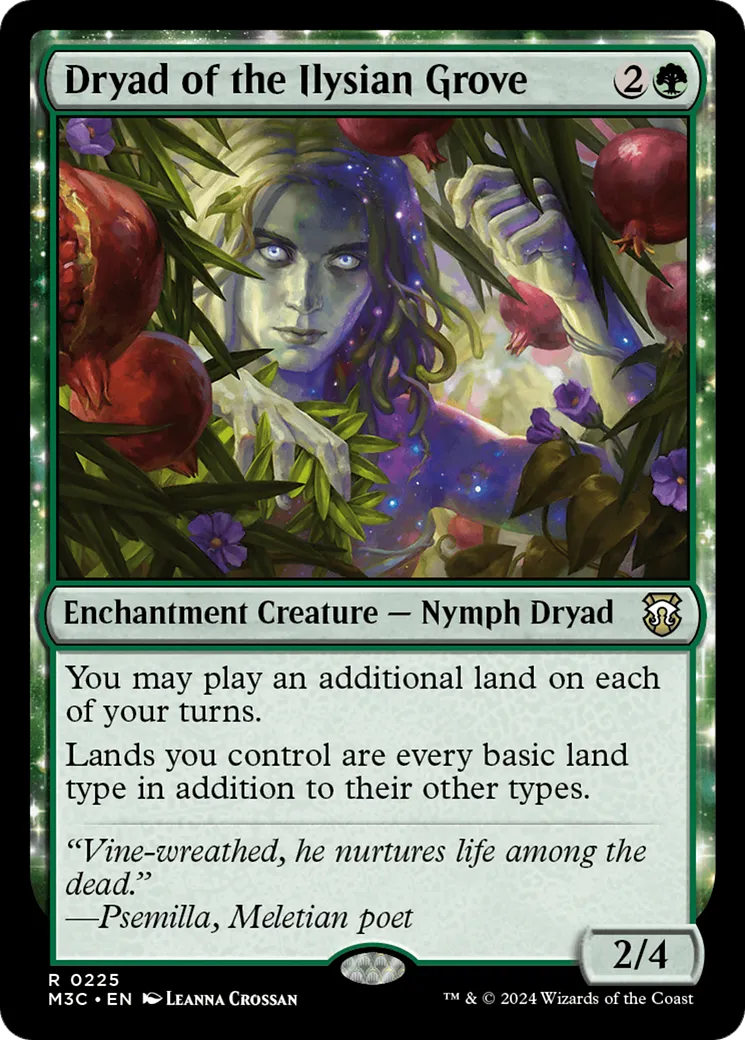 Dryade du bosquet ilyséen — Modern Horizons 3 Commander — Magic: The Gathering