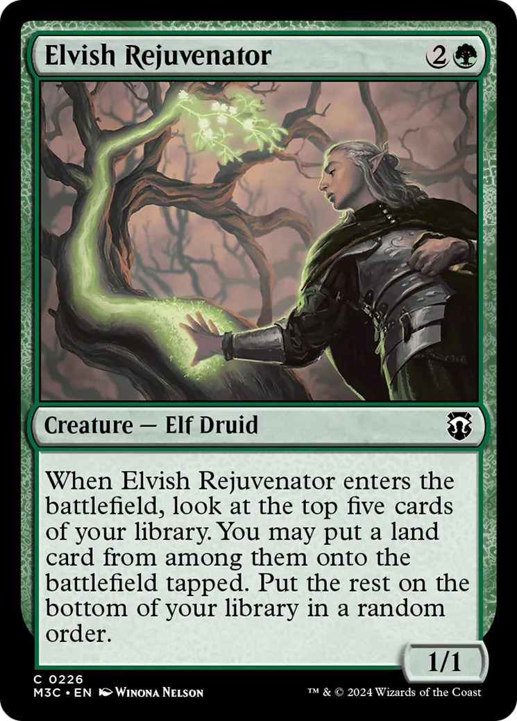 Rajeunisseur elfe — Modern Horizons 3 Commander — Magic: The Gathering