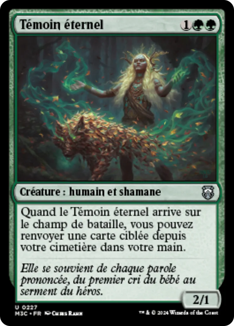 Témoin éternel — Modern Horizons 3 Commander — Magic: The Gathering