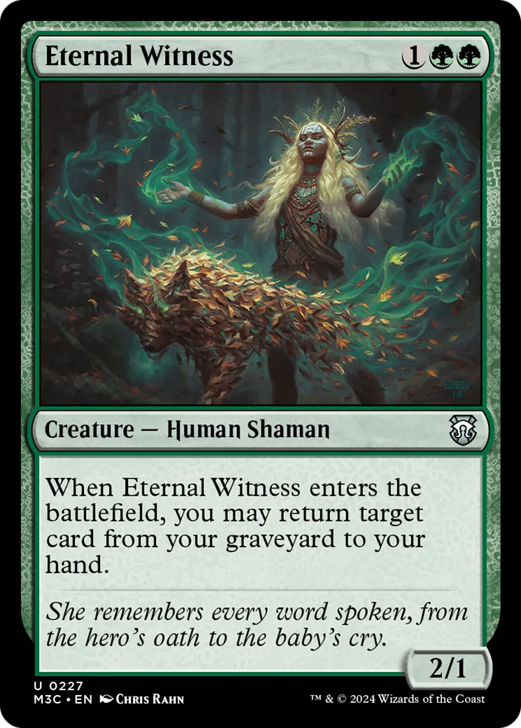 Eternal Witness from Modern Horizons 3 Commander - Magic: The Gathering