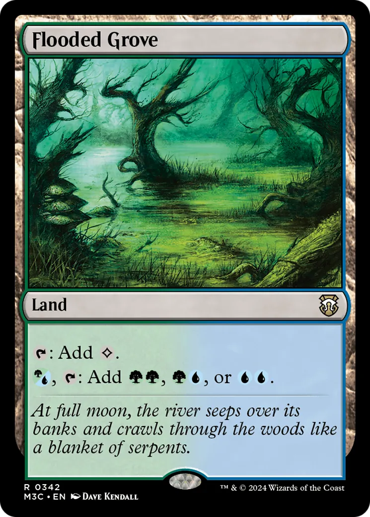 Bosquet inondé — Modern Horizons 3 Commander — Magic: The Gathering