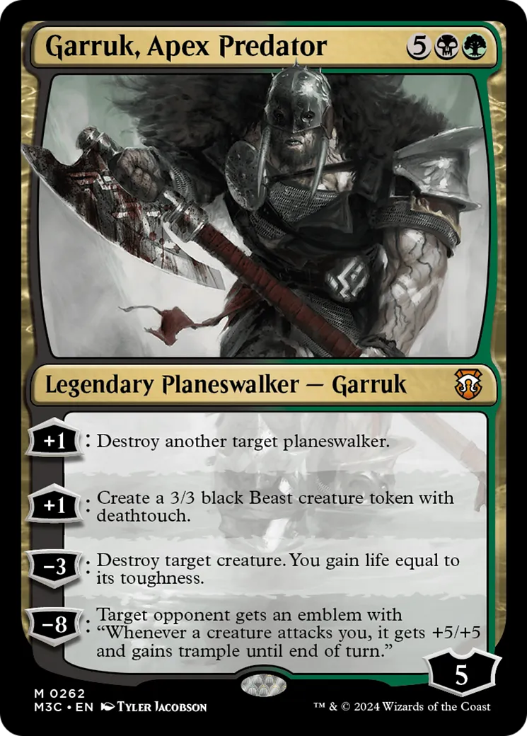 Garruk, prédateur du zénith — Modern Horizons 3 Commander — Magic: The Gathering