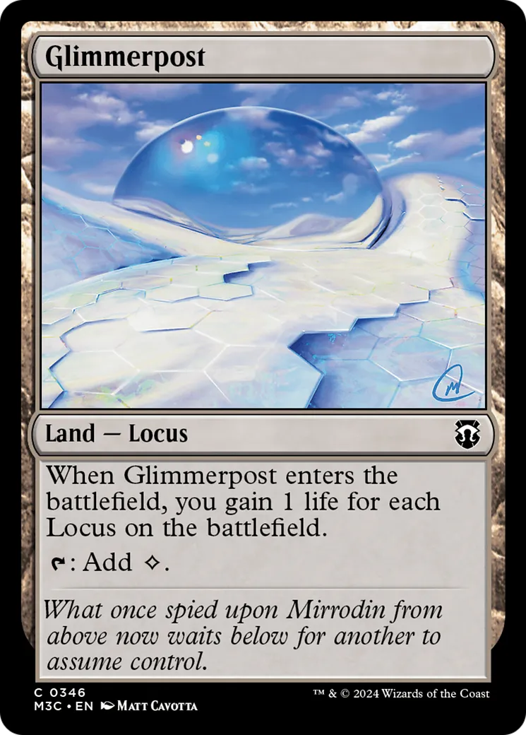 Glimmerpost — Modern Horizons 3 Commander — Magic: The Gathering