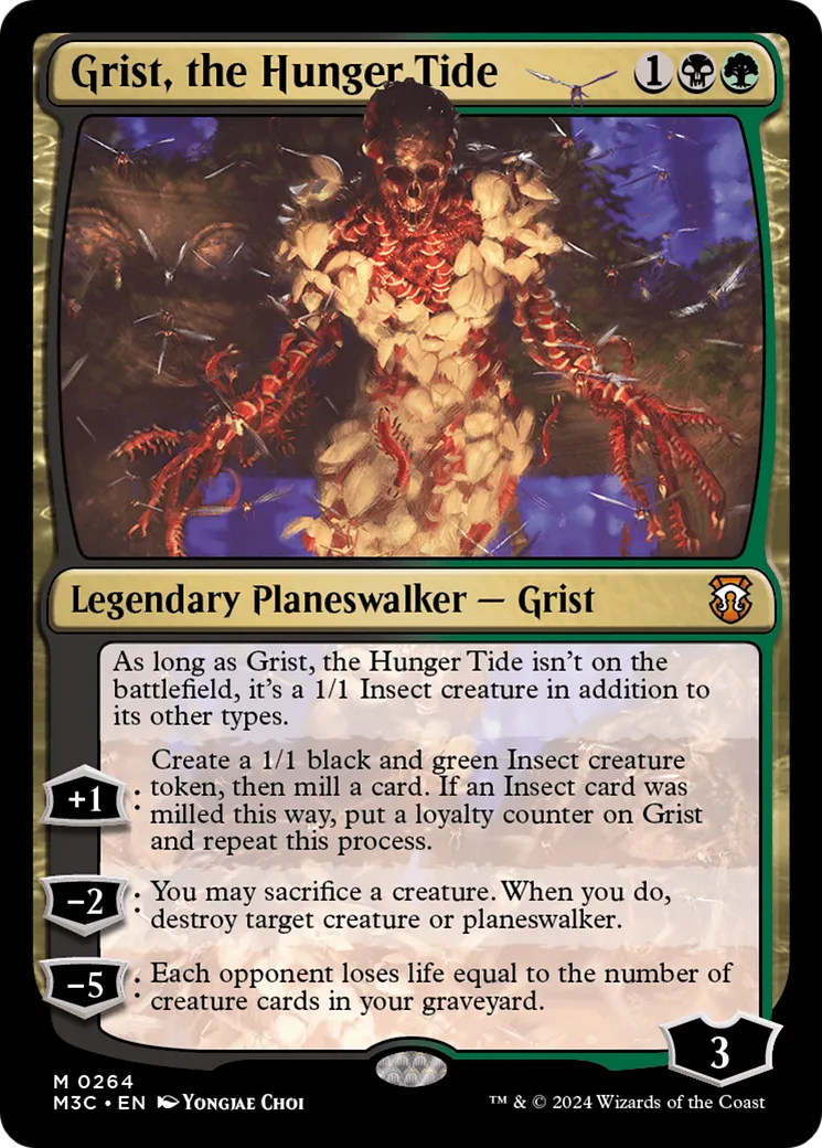 Grist, the Hunger Tide — Modern Horizons 3 Commander — Magic: The Gathering