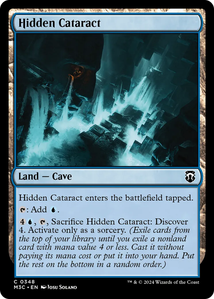 Cataracte cachée — Modern Horizons 3 Commander — Magic: The Gathering