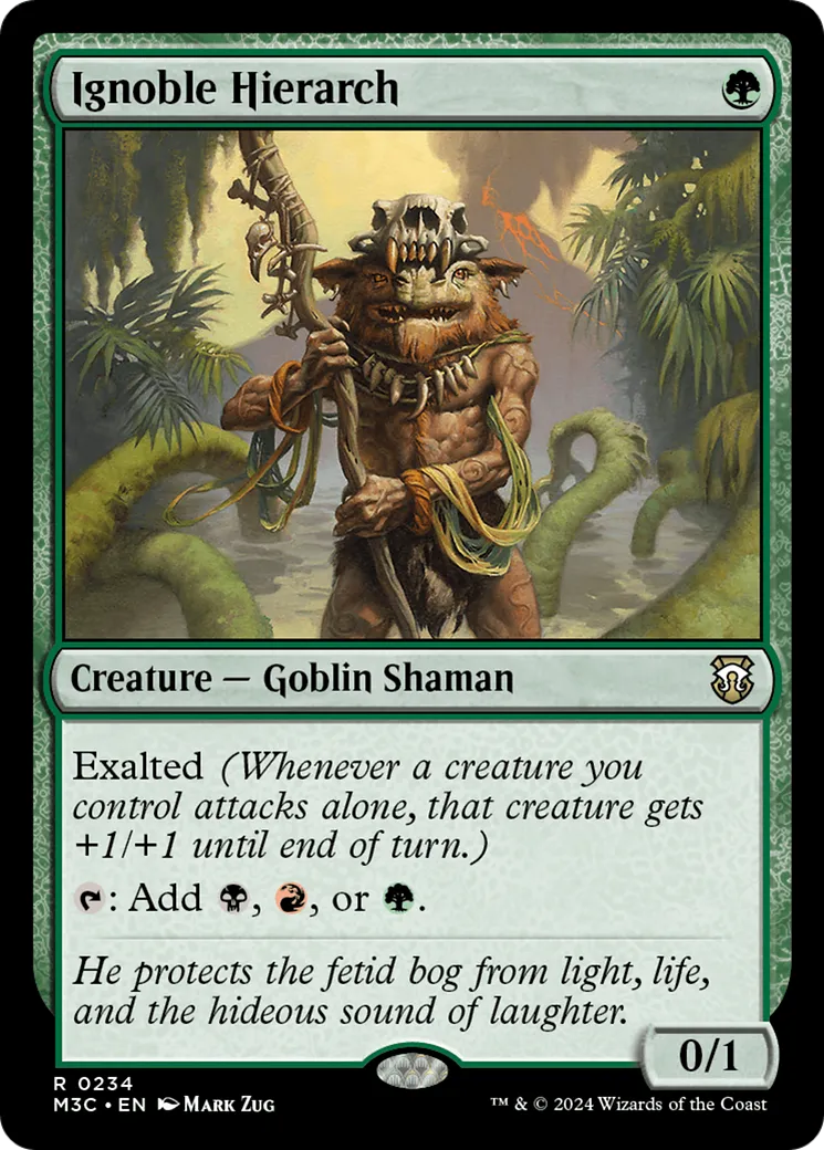 Ignoble hiérarche — Modern Horizons 3 Commander — Magic: The Gathering