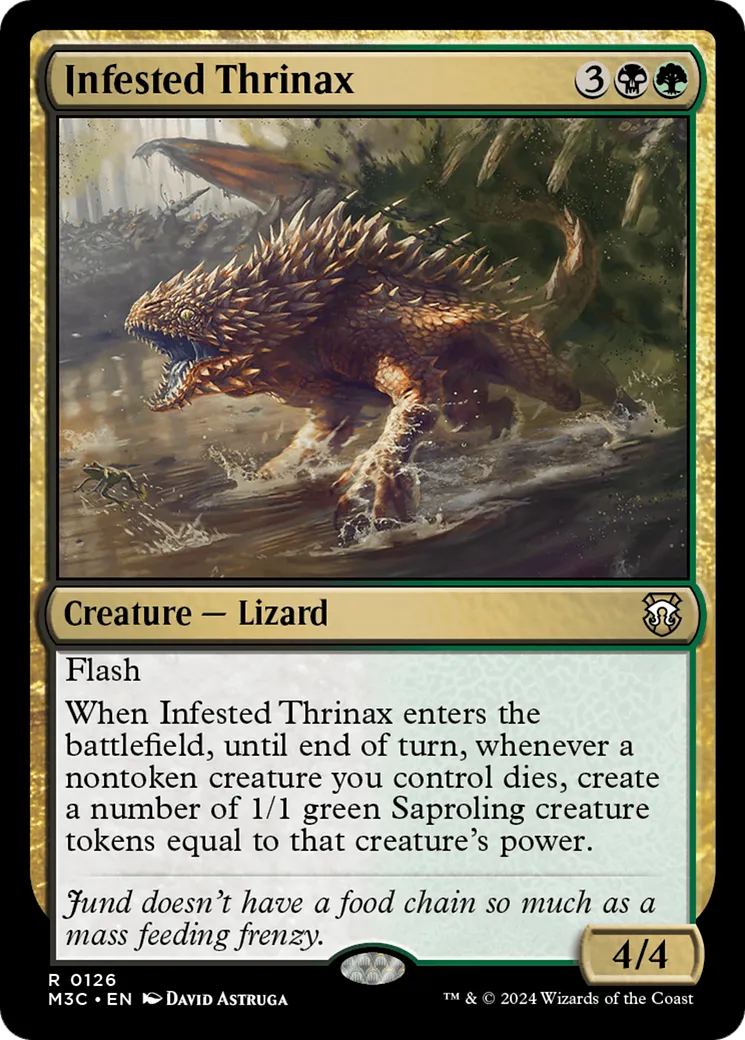 Thrinax infesté — Modern Horizons 3 Commander — Magic: The Gathering