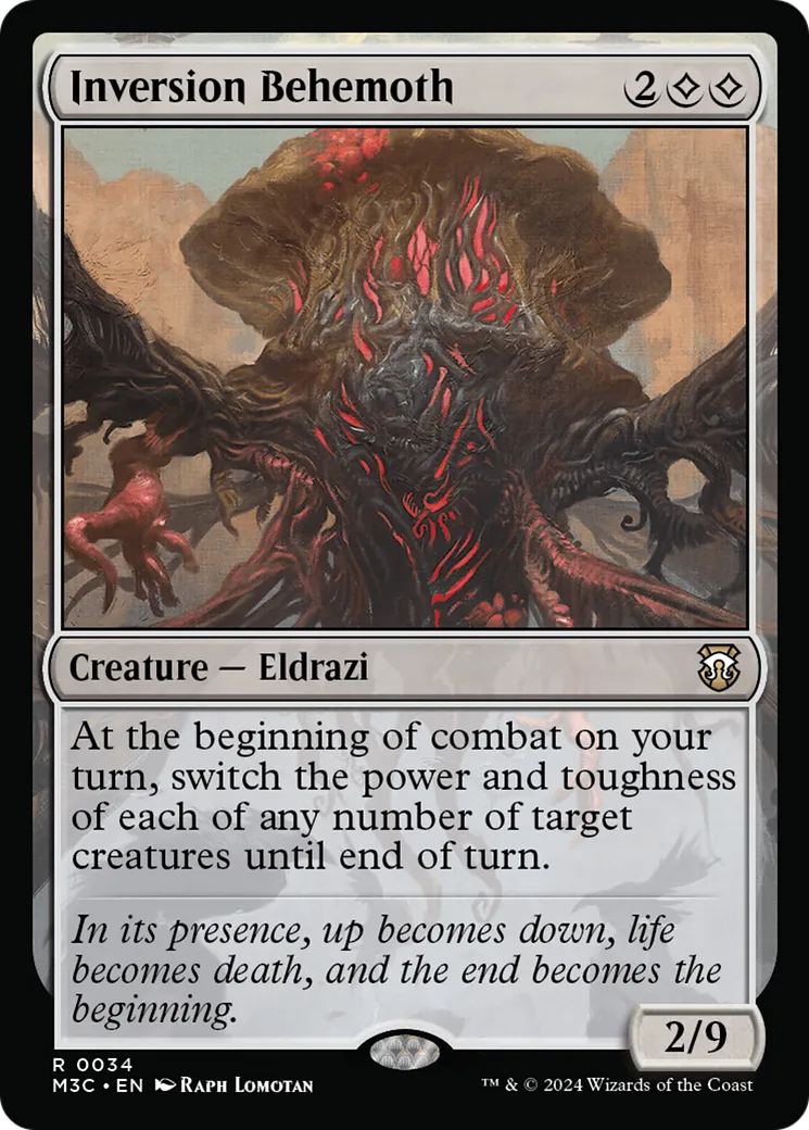 Béhémoth d'inversion — Modern Horizons 3 Commander — Magic: The Gathering