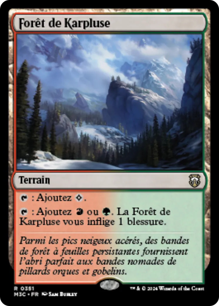 Forêt de Karpluse — Modern Horizons 3 Commander — Magic: The Gathering