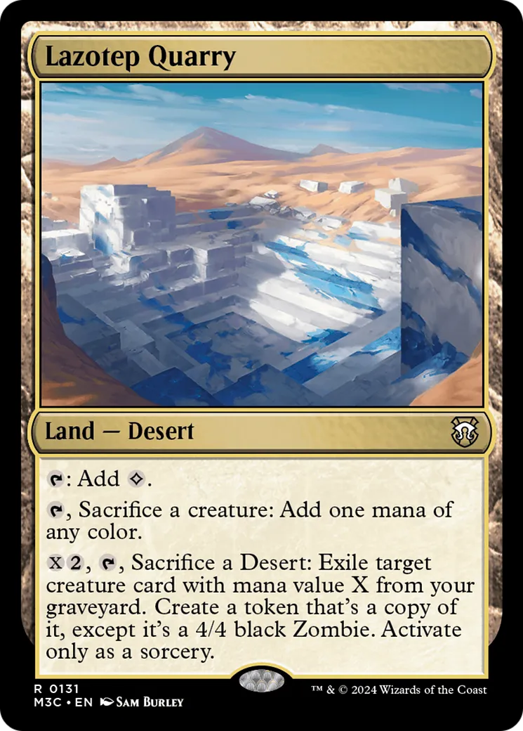 Carrière de lazotèpe — Modern Horizons 3 Commander — Magic: The Gathering