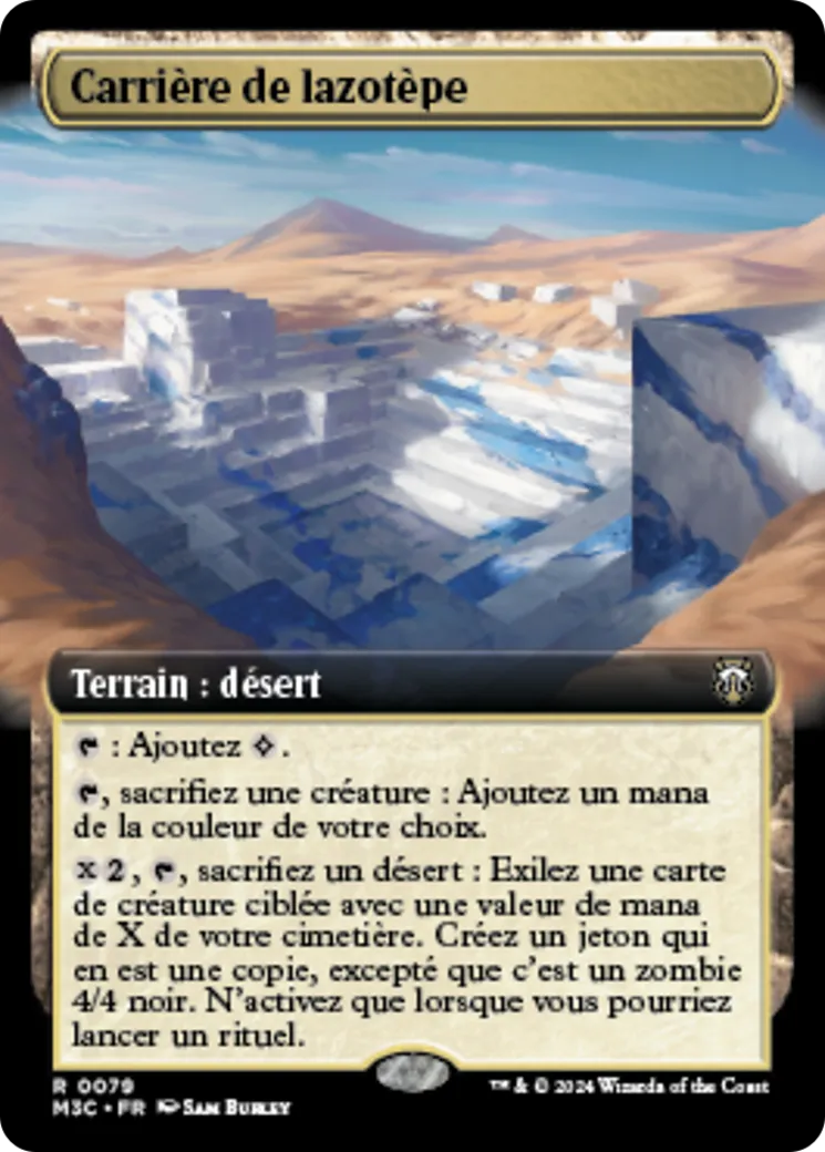 Carrière de lazotèpe — Modern Horizons 3 Commander — Magic: The Gathering