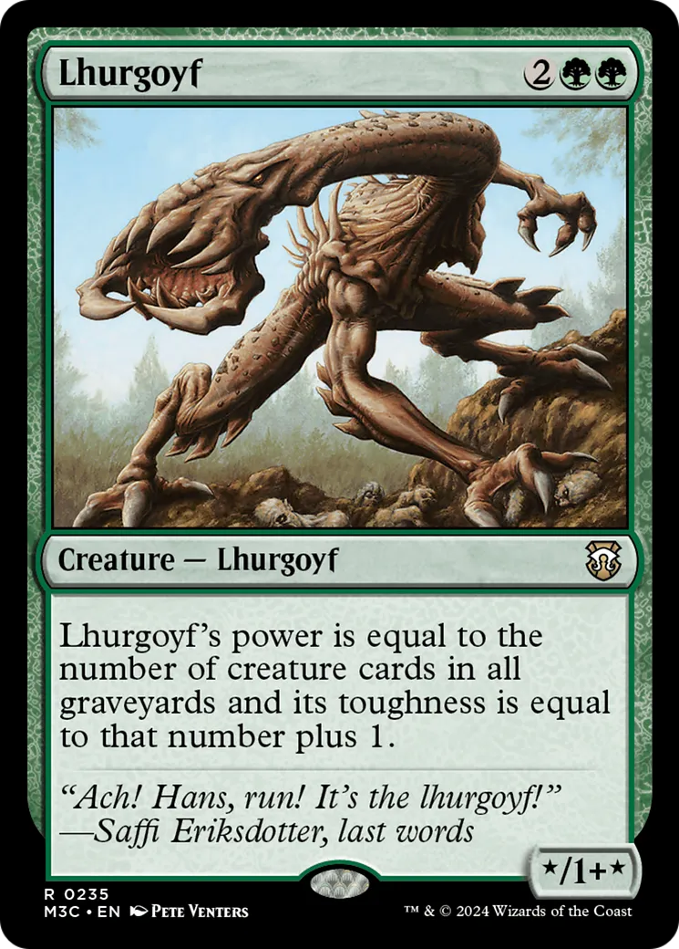 Lhurgoyf — Modern Horizons 3 Commander — Magic: The Gathering