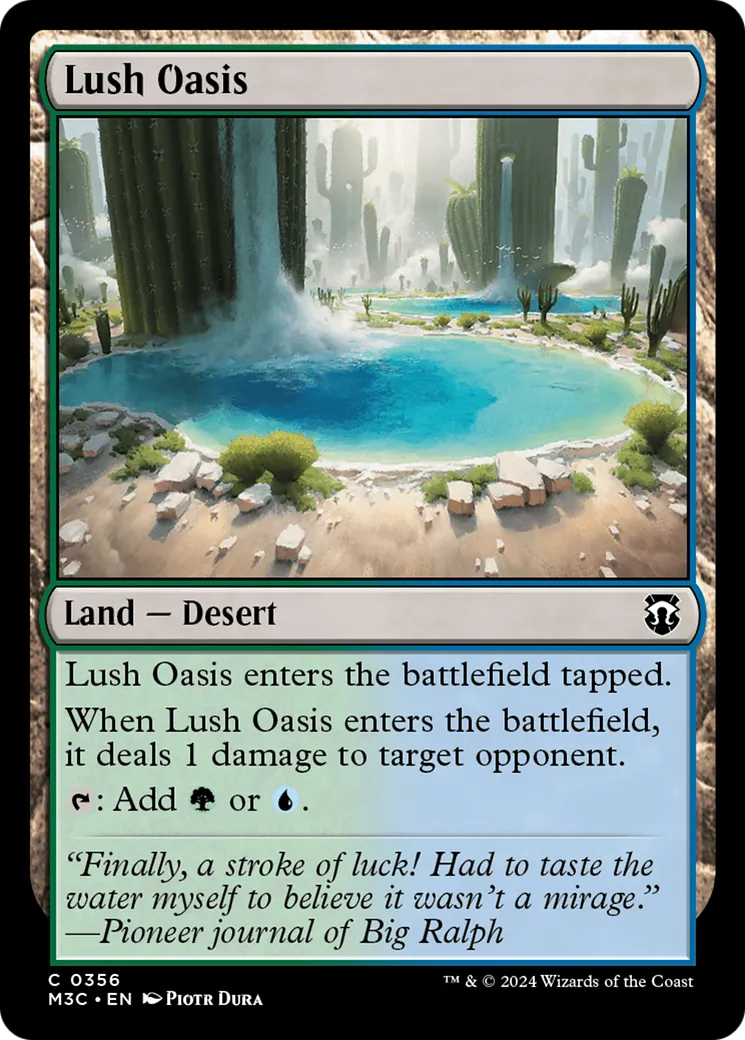 Oasis luxuriante — Modern Horizons 3 Commander — Magic: The Gathering