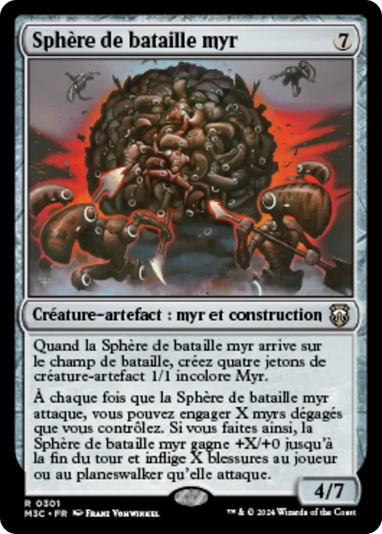 Sphère de bataille myr — Modern Horizons 3 Commander — Magic: The Gathering