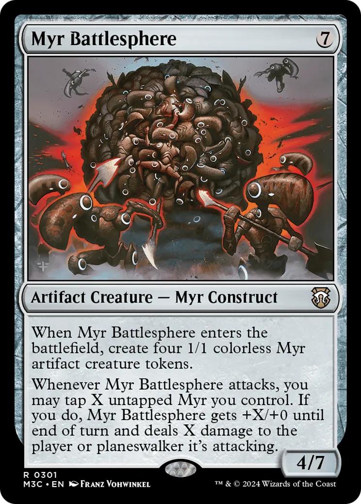 Myr Battlesphere — Modern Horizons 3 Commander — Magic: The Gathering