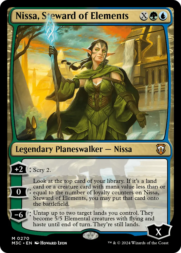 Nissa, intendante des éléments — Modern Horizons 3 Commander — Magic: The Gathering