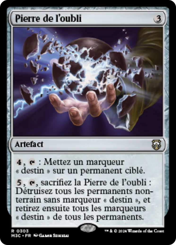 Pierre de l'oubli — Modern Horizons 3 Commander — Magic: The Gathering