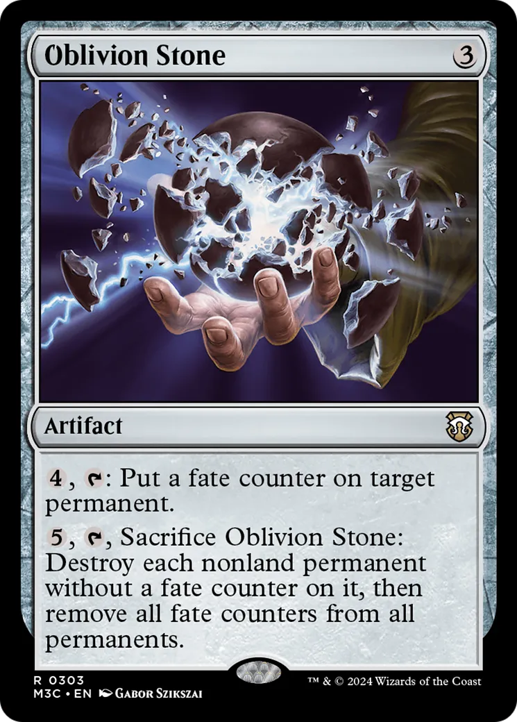 Oblivion Stone — Modern Horizons 3 Commander — Magic: The Gathering
