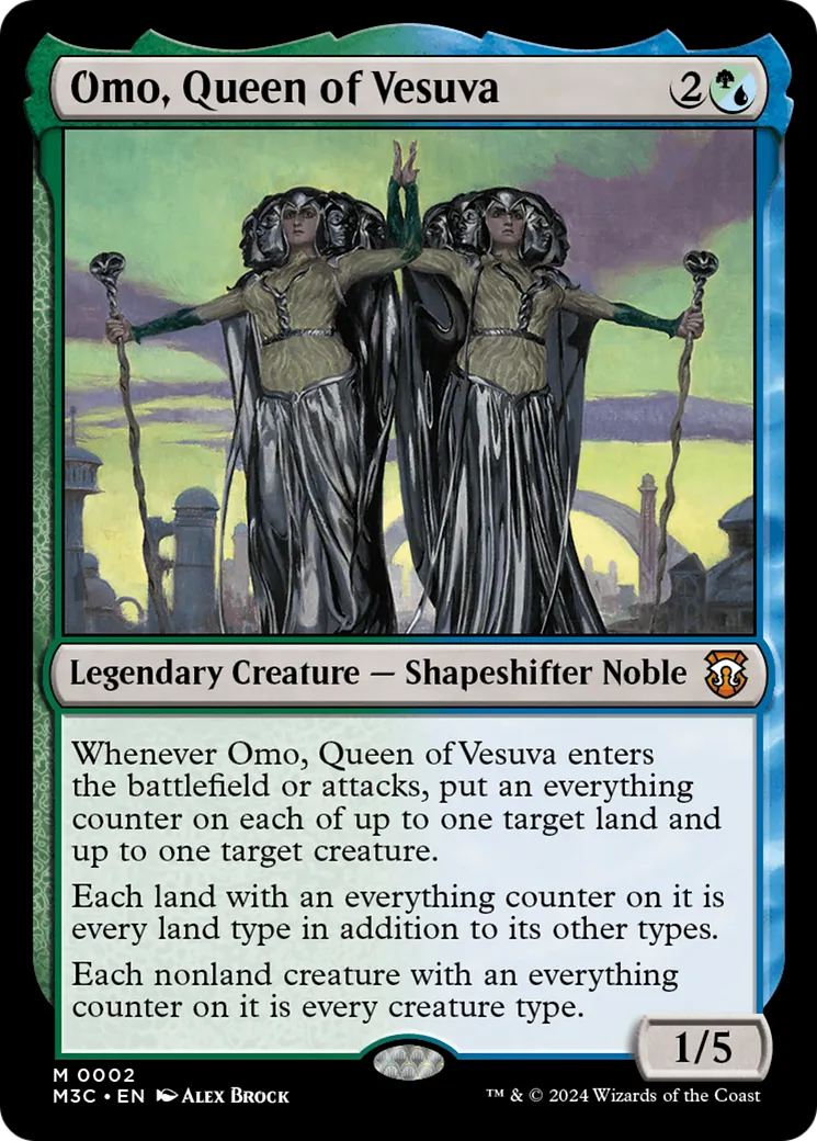 Omo, Queen of Vesuva — Modern Horizons 3 Commander — Magic: The Gathering