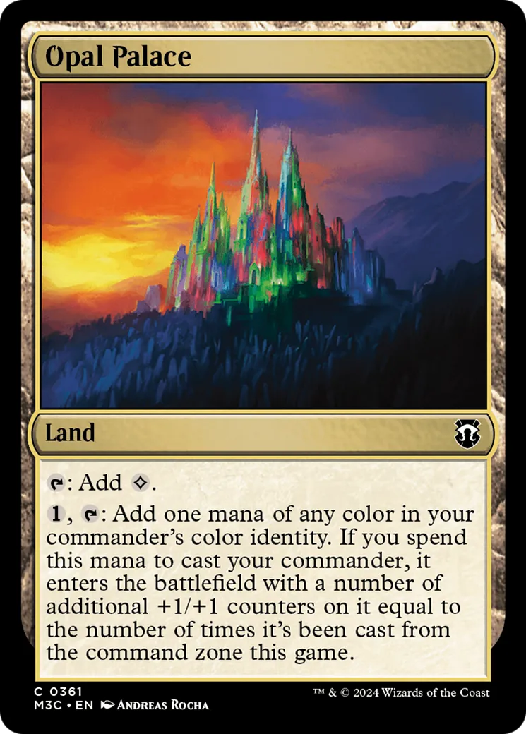 Palais d'opale — Modern Horizons 3 Commander — Magic: The Gathering