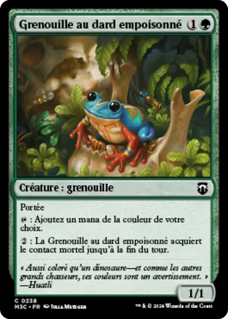 Grenouille au dard empoisonné — Modern Horizons 3 Commander — Magic: The Gathering