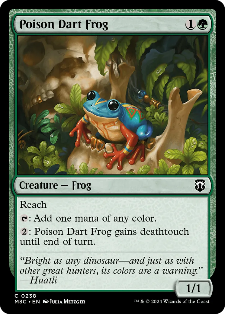 Grenouille au dard empoisonné — Modern Horizons 3 Commander — Magic: The Gathering