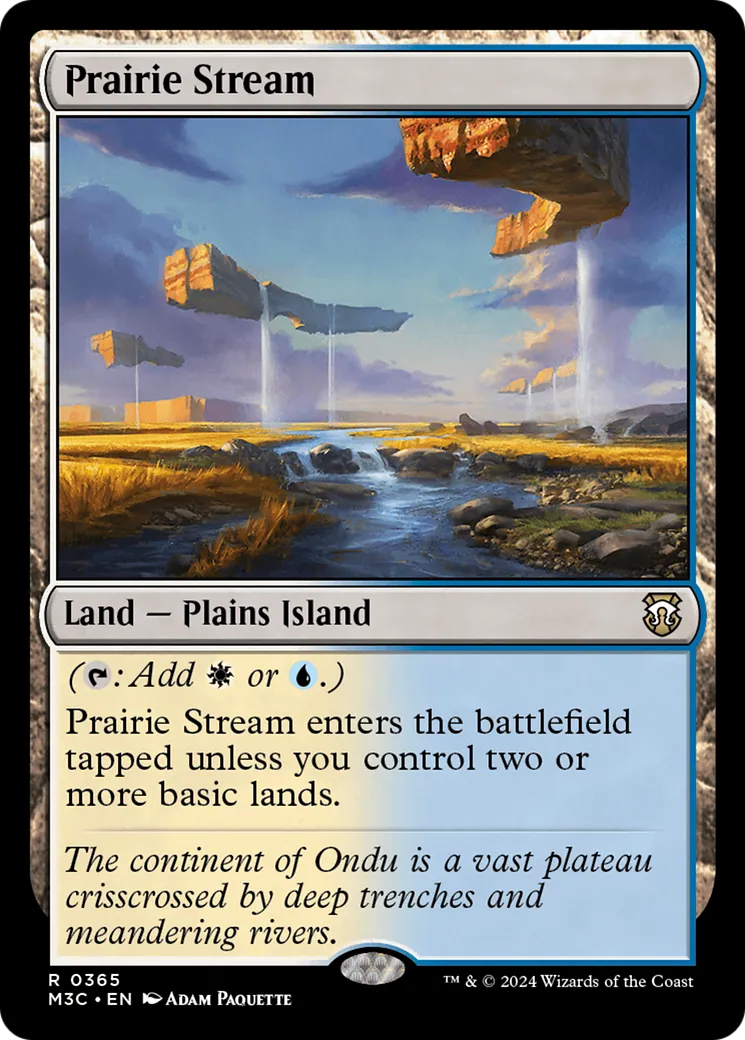 Prairie ruisselante — Modern Horizons 3 Commander — Magic: The Gathering