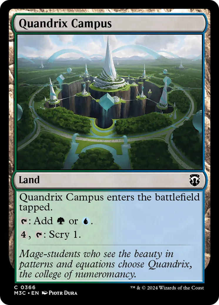 Campus de Quandrix — Modern Horizons 3 Commander — Magic: The Gathering