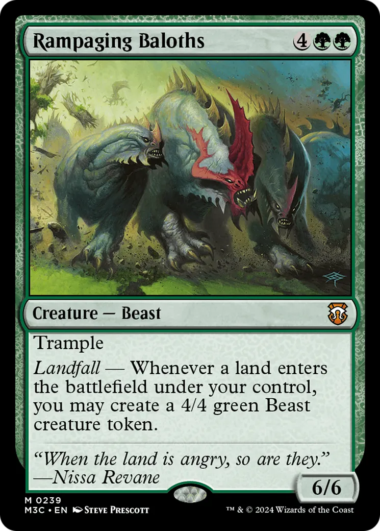 Baloths déchaînés — Modern Horizons 3 Commander — Magic: The Gathering
