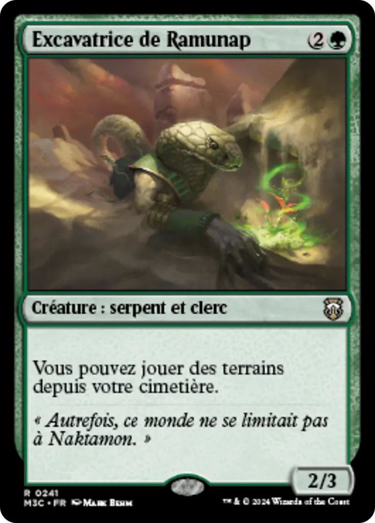 Excavatrice de Ramunap — Modern Horizons 3 Commander — Magic: The Gathering