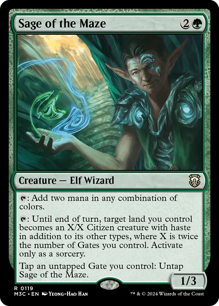Sage du labyrinthe — Modern Horizons 3 Commander — Magic: The Gathering