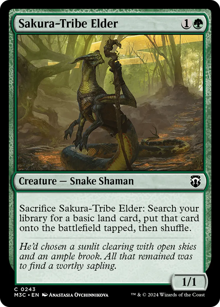 Sakura-Tribe Elder — Modern Horizons 3 Commander — Magic: The Gathering
