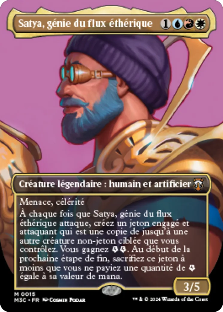 Satya, génie du flux éthérique — Modern Horizons 3 Commander — Magic: The Gathering