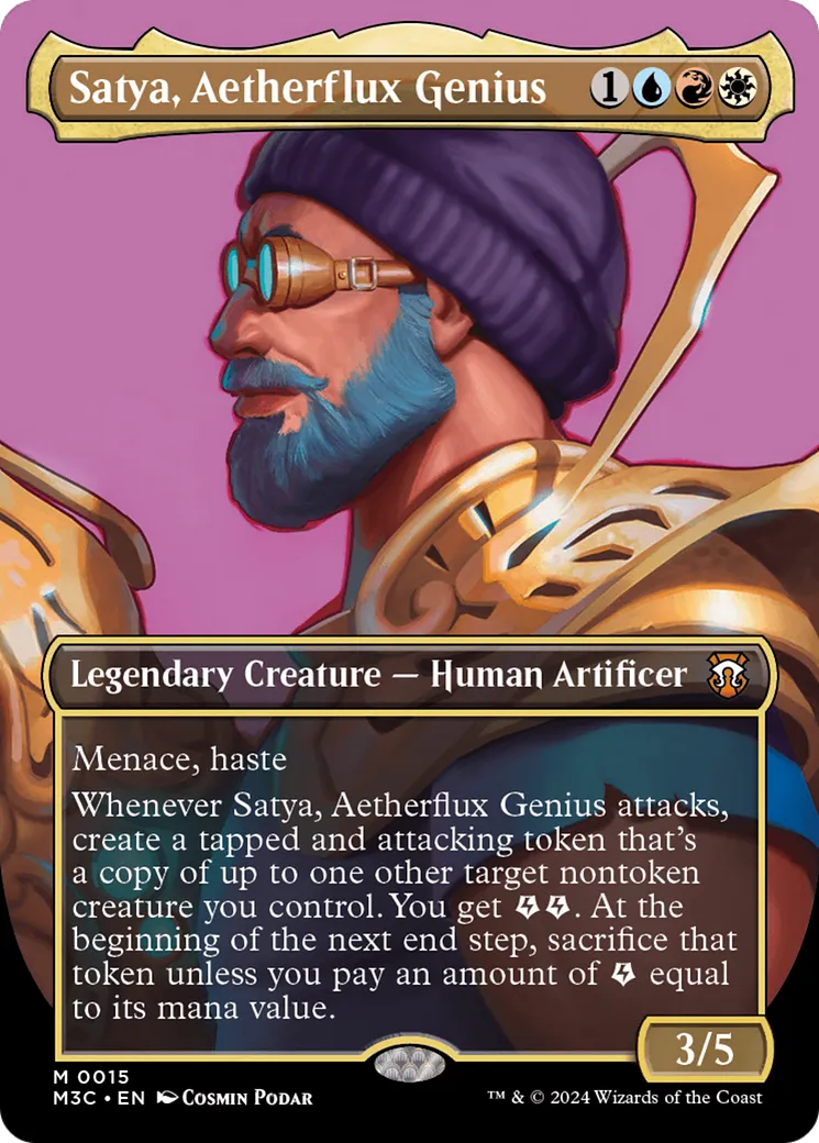 Satya, Aetherflux Genius — Modern Horizons 3 Commander — Magic: The Gathering