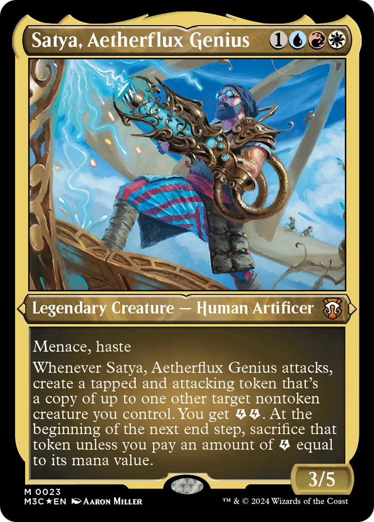Satya, Aetherflux Genius — Modern Horizons 3 Commander — Magic: The Gathering