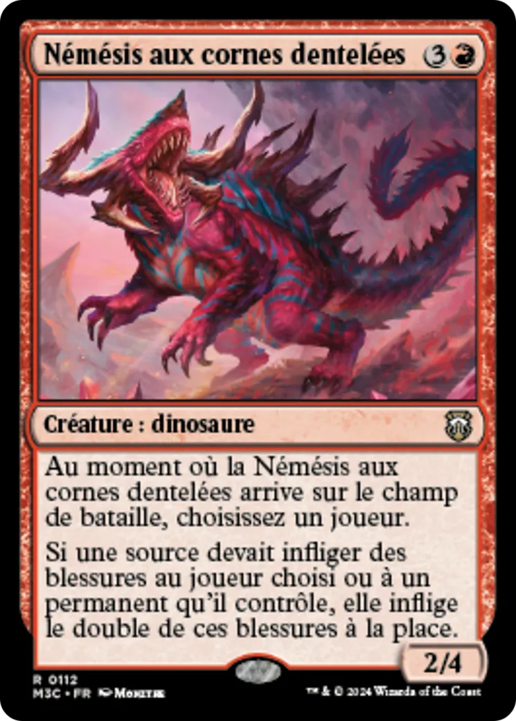 Némésis aux cornes dentelées — Modern Horizons 3 Commander — Magic: The Gathering