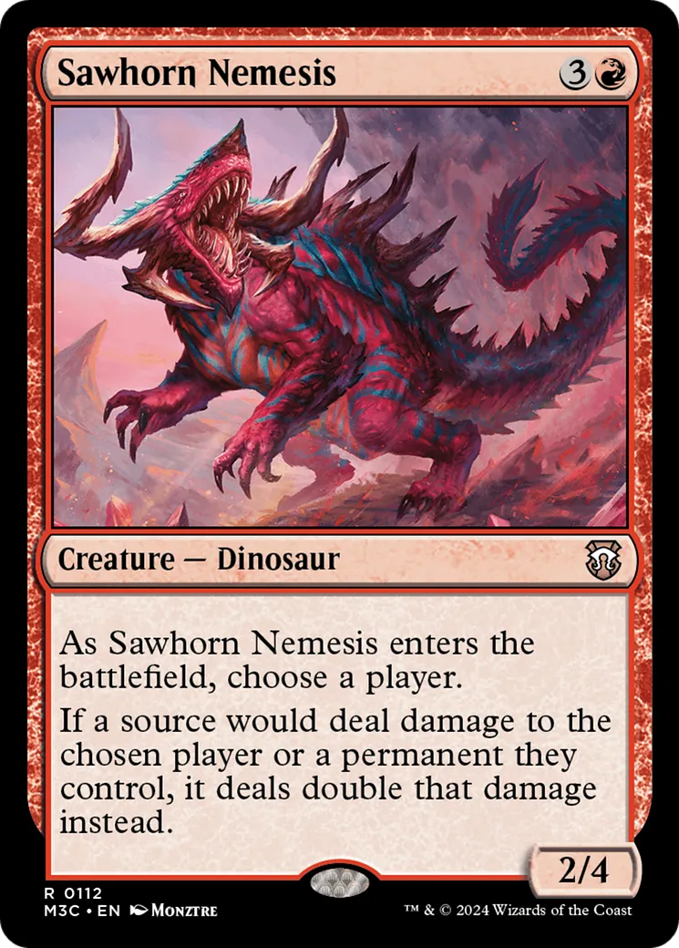 Némésis aux cornes dentelées — Modern Horizons 3 Commander — Magic: The Gathering