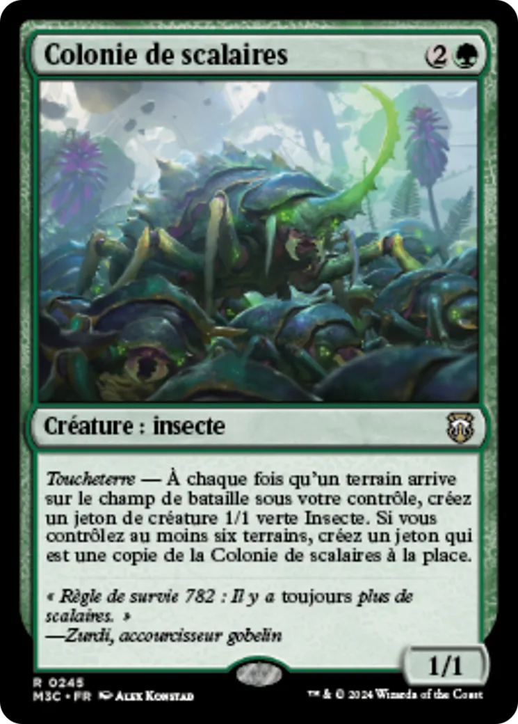 Colonie de scalaires — Modern Horizons 3 Commander — Magic: The Gathering