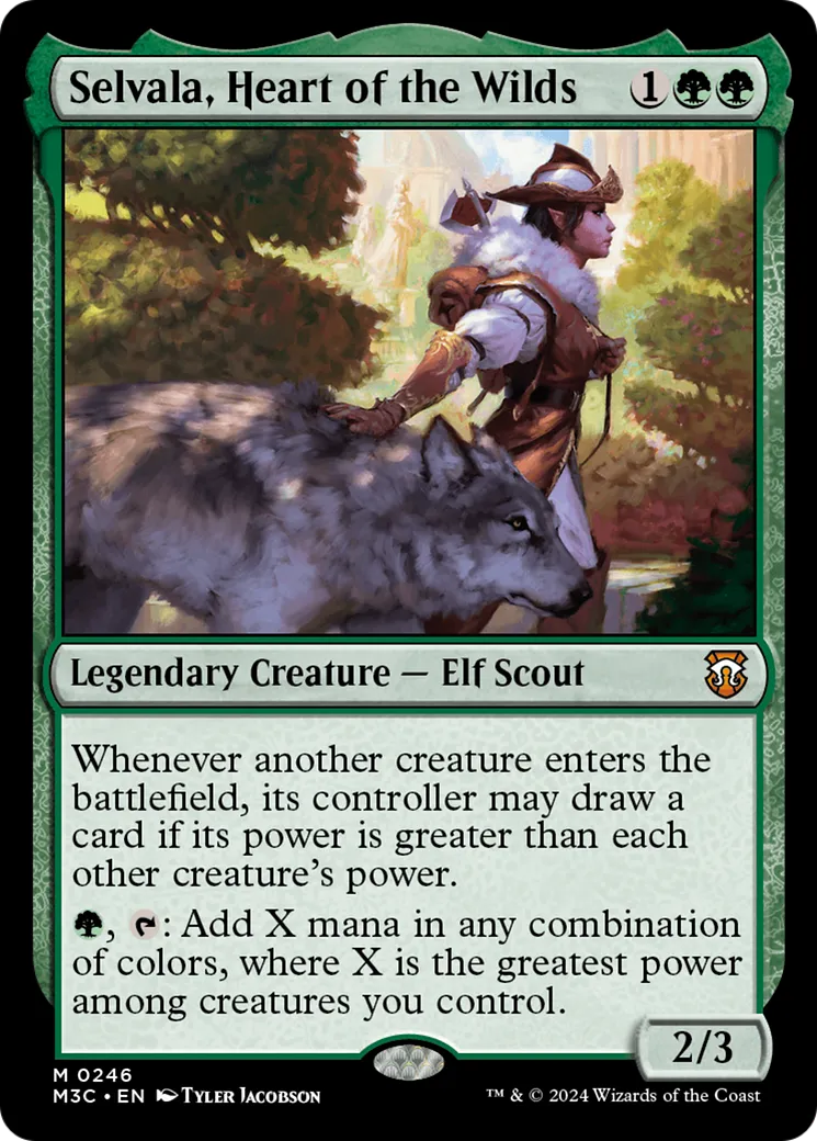 Selvala, Heart of the Wilds — Modern Horizons 3 Commander — Magic: The Gathering