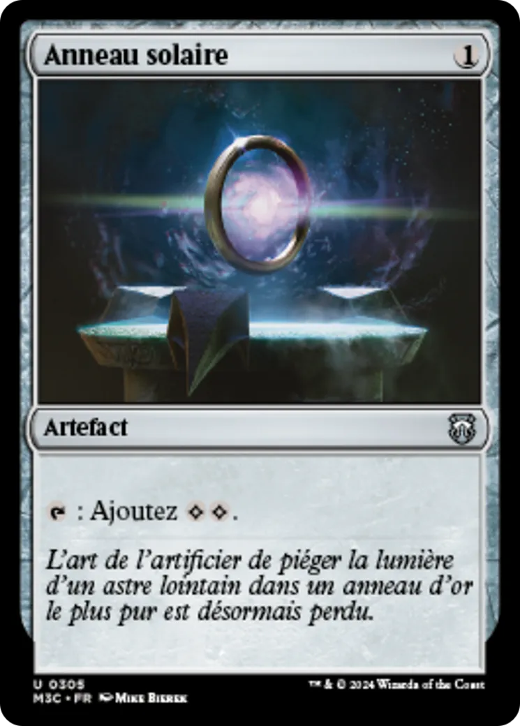 Anneau solaire — Modern Horizons 3 Commander — Magic: The Gathering