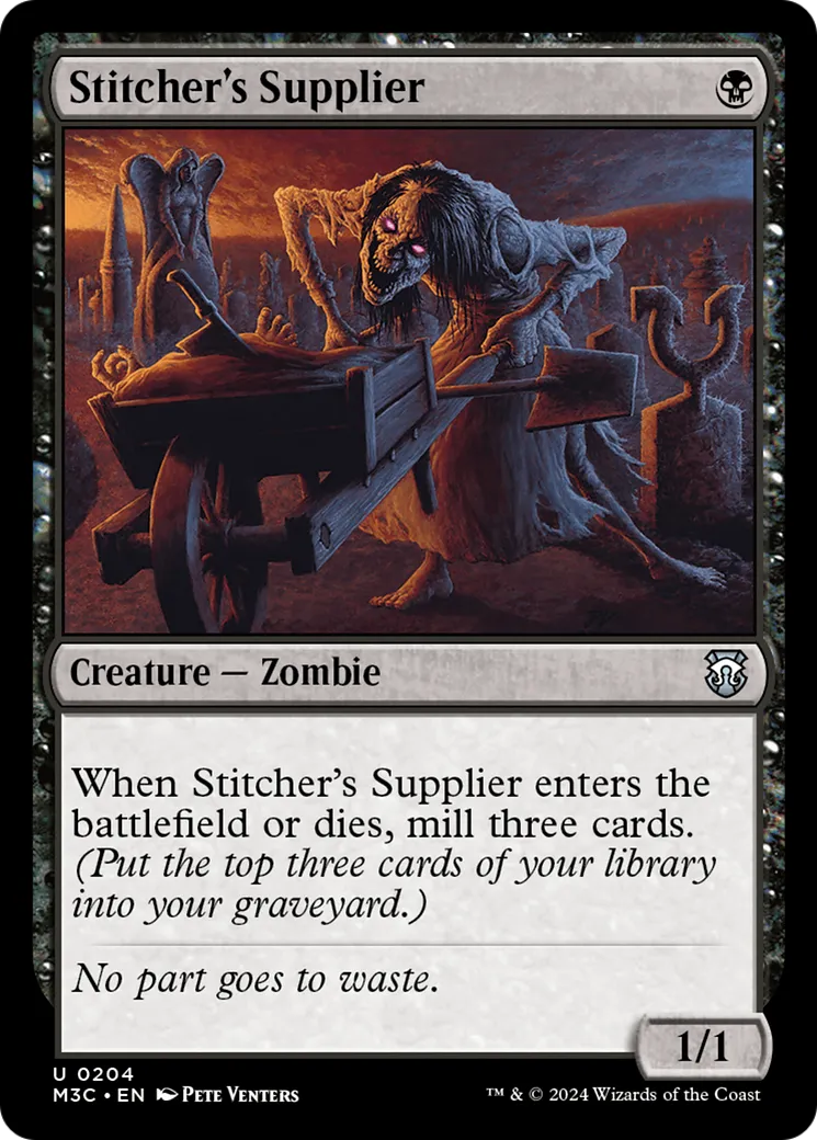 Stitcher's Supplier — Modern Horizons 3 Commander — Magic: The Gathering