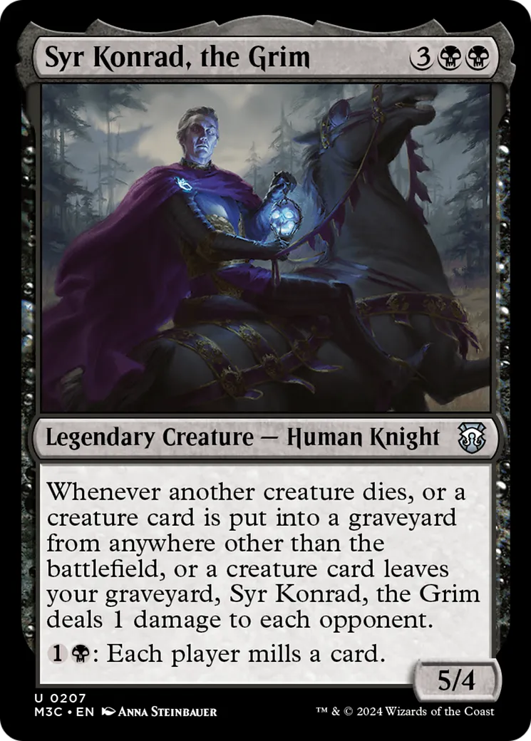 Syr Konrad, le Sinistre — Modern Horizons 3 Commander — Magic: The Gathering